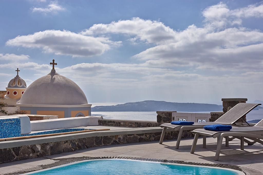 Villa Dakoronia Firá Buitenkant foto